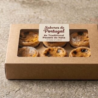 Traditional Pastéis de Nata (Pack of 6)