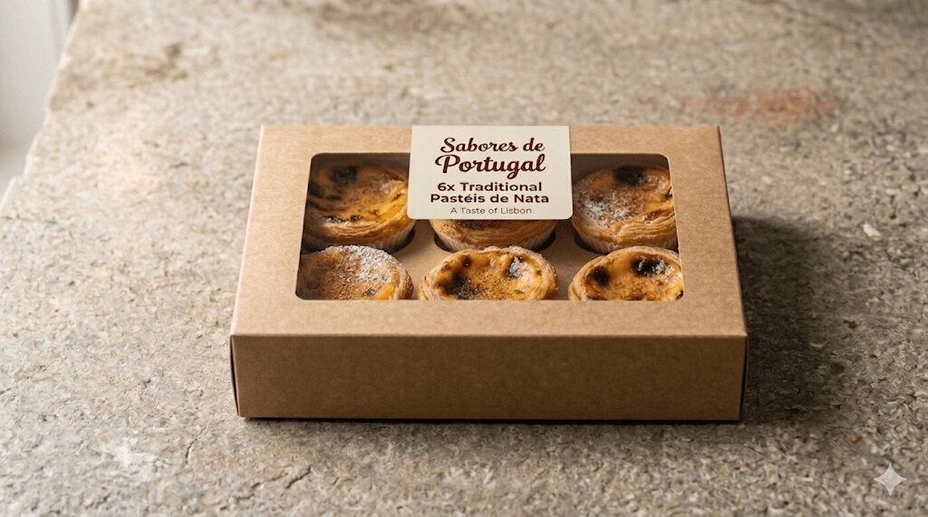 Traditional Pastéis de Nata (Pack of 6)